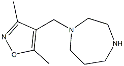 4-(1,4-diazepan-1-ylmethyl)-3,5-dimethyl-1,2-oxazole Structure