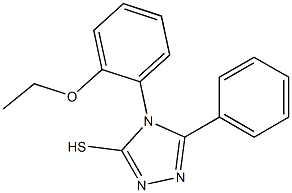 4-(2-ethoxyphenyl)-5-phenyl-4H-1,2,4-triazole-3-thiol Structure