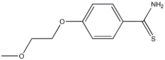 4-(2-methoxyethoxy)benzenecarbothioamide 구조식 이미지