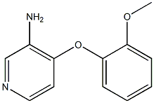 4-(2-methoxyphenoxy)pyridin-3-amine 구조식 이미지