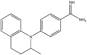 4-(2-methyl-1,2,3,4-tetrahydroquinolin-1-yl)benzene-1-carboximidamide 구조식 이미지