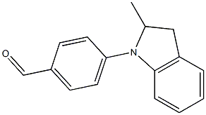 4-(2-methyl-2,3-dihydro-1H-indol-1-yl)benzaldehyde Structure