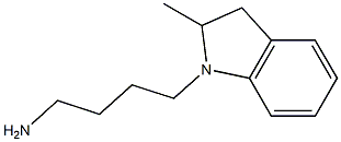 4-(2-methyl-2,3-dihydro-1H-indol-1-yl)butan-1-amine Structure