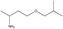 4-(2-methylpropoxy)butan-2-amine Structure