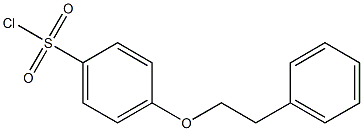 4-(2-phenylethoxy)benzene-1-sulfonyl chloride 구조식 이미지