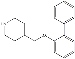 4-(2-phenylphenoxymethyl)piperidine 구조식 이미지