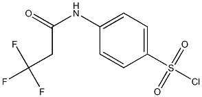 4-(3,3,3-trifluoropropanamido)benzene-1-sulfonyl chloride Structure