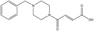 4-(4-benzylpiperazin-1-yl)-4-oxobut-2-enoic acid 구조식 이미지