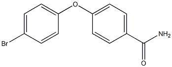 4-(4-bromophenoxy)benzamide 구조식 이미지