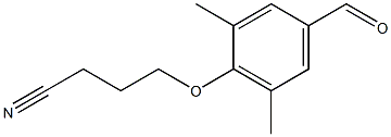 4-(4-formyl-2,6-dimethylphenoxy)butanenitrile Structure