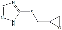5-[(oxiran-2-ylmethyl)sulfanyl]-1H-1,2,4-triazole 구조식 이미지
