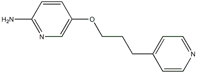 5-[3-(pyridin-4-yl)propoxy]pyridin-2-amine 구조식 이미지