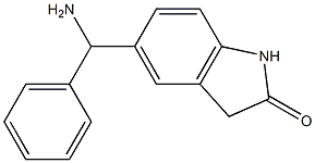5-[amino(phenyl)methyl]-2,3-dihydro-1H-indol-2-one Structure