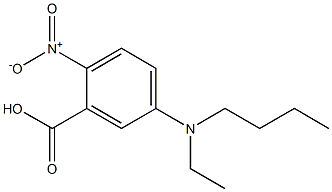 5-[butyl(ethyl)amino]-2-nitrobenzoic acid Structure