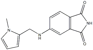5-{[(1-methyl-1H-pyrrol-2-yl)methyl]amino}-2,3-dihydro-1H-isoindole-1,3-dione 구조식 이미지
