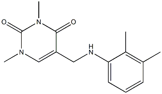 5-{[(2,3-dimethylphenyl)amino]methyl}-1,3-dimethyl-1,2,3,4-tetrahydropyrimidine-2,4-dione Structure