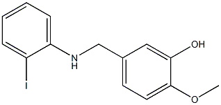 5-{[(2-iodophenyl)amino]methyl}-2-methoxyphenol 구조식 이미지