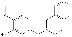 5-{[benzyl(ethyl)amino]methyl}-2-methoxyaniline 구조식 이미지