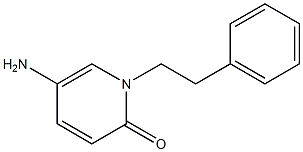 5-amino-1-(2-phenylethyl)-1,2-dihydropyridin-2-one 구조식 이미지