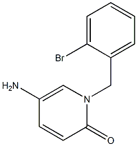 5-amino-1-[(2-bromophenyl)methyl]-1,2-dihydropyridin-2-one 구조식 이미지