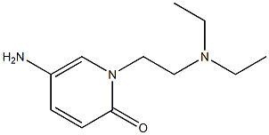 5-amino-1-[2-(diethylamino)ethyl]-1,2-dihydropyridin-2-one 구조식 이미지