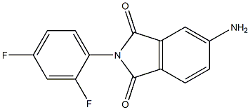 5-amino-2-(2,4-difluorophenyl)-2,3-dihydro-1H-isoindole-1,3-dione 구조식 이미지