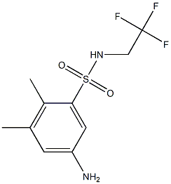 5-amino-2,3-dimethyl-N-(2,2,2-trifluoroethyl)benzene-1-sulfonamide Structure