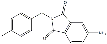 5-amino-2-[(4-methylphenyl)methyl]-2,3-dihydro-1H-isoindole-1,3-dione 구조식 이미지