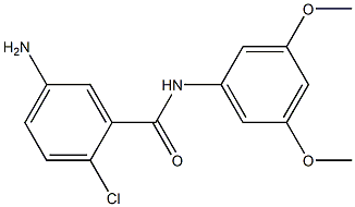 5-amino-2-chloro-N-(3,5-dimethoxyphenyl)benzamide Structure