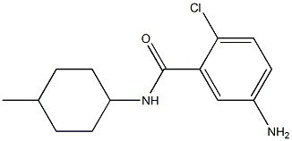 5-amino-2-chloro-N-(4-methylcyclohexyl)benzamide 구조식 이미지
