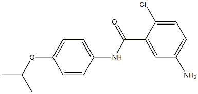 5-amino-2-chloro-N-[4-(propan-2-yloxy)phenyl]benzamide Structure