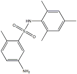 5-amino-2-methyl-N-(2,4,6-trimethylphenyl)benzene-1-sulfonamide 구조식 이미지