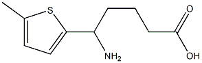 5-amino-5-(5-methylthiophen-2-yl)pentanoic acid Structure