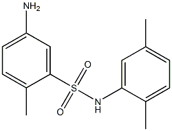 5-amino-N-(2,5-dimethylphenyl)-2-methylbenzene-1-sulfonamide 구조식 이미지