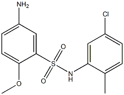 5-amino-N-(5-chloro-2-methylphenyl)-2-methoxybenzene-1-sulfonamide Structure