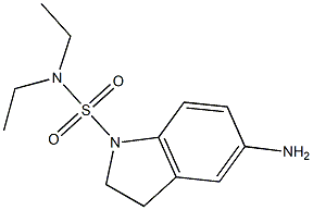 5-amino-N,N-diethyl-2,3-dihydro-1H-indole-1-sulfonamide Structure