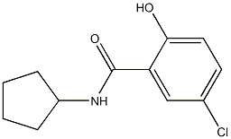 5-chloro-N-cyclopentyl-2-hydroxybenzamide Structure