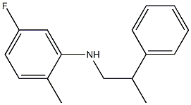 5-fluoro-2-methyl-N-(2-phenylpropyl)aniline 구조식 이미지