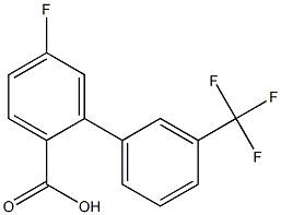 5-fluoro-3'-(trifluoromethyl)-1,1'-biphenyl-2-carboxylic acid Structure