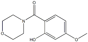 5-methoxy-2-(morpholin-4-ylcarbonyl)phenol 구조식 이미지