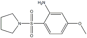 5-methoxy-2-(pyrrolidine-1-sulfonyl)aniline Structure