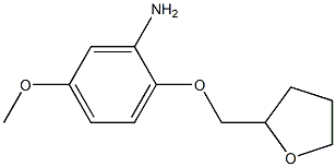 5-methoxy-2-(tetrahydrofuran-2-ylmethoxy)aniline Structure