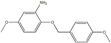 5-methoxy-2-[(4-methoxyphenyl)methoxy]aniline 구조식 이미지