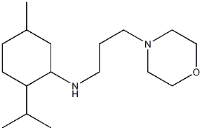 5-methyl-N-[3-(morpholin-4-yl)propyl]-2-(propan-2-yl)cyclohexan-1-amine 구조식 이미지
