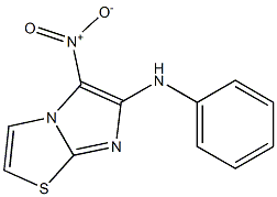 5-nitro-N-phenylimidazo[2,1-b][1,3]thiazol-6-amine Structure