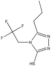 5-propyl-4-(2,2,2-trifluoroethyl)-4H-1,2,4-triazole-3-thiol Structure