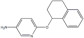 6-(1,2,3,4-tetrahydronaphthalen-1-yloxy)pyridin-3-amine 구조식 이미지