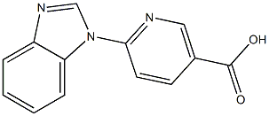 6-(1H-benzimidazol-1-yl)nicotinic acid 구조식 이미지
