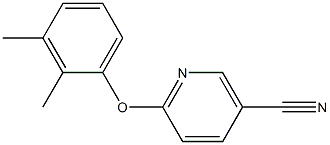 6-(2,3-dimethylphenoxy)nicotinonitrile 구조식 이미지