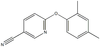 6-(2,4-dimethylphenoxy)nicotinonitrile Structure